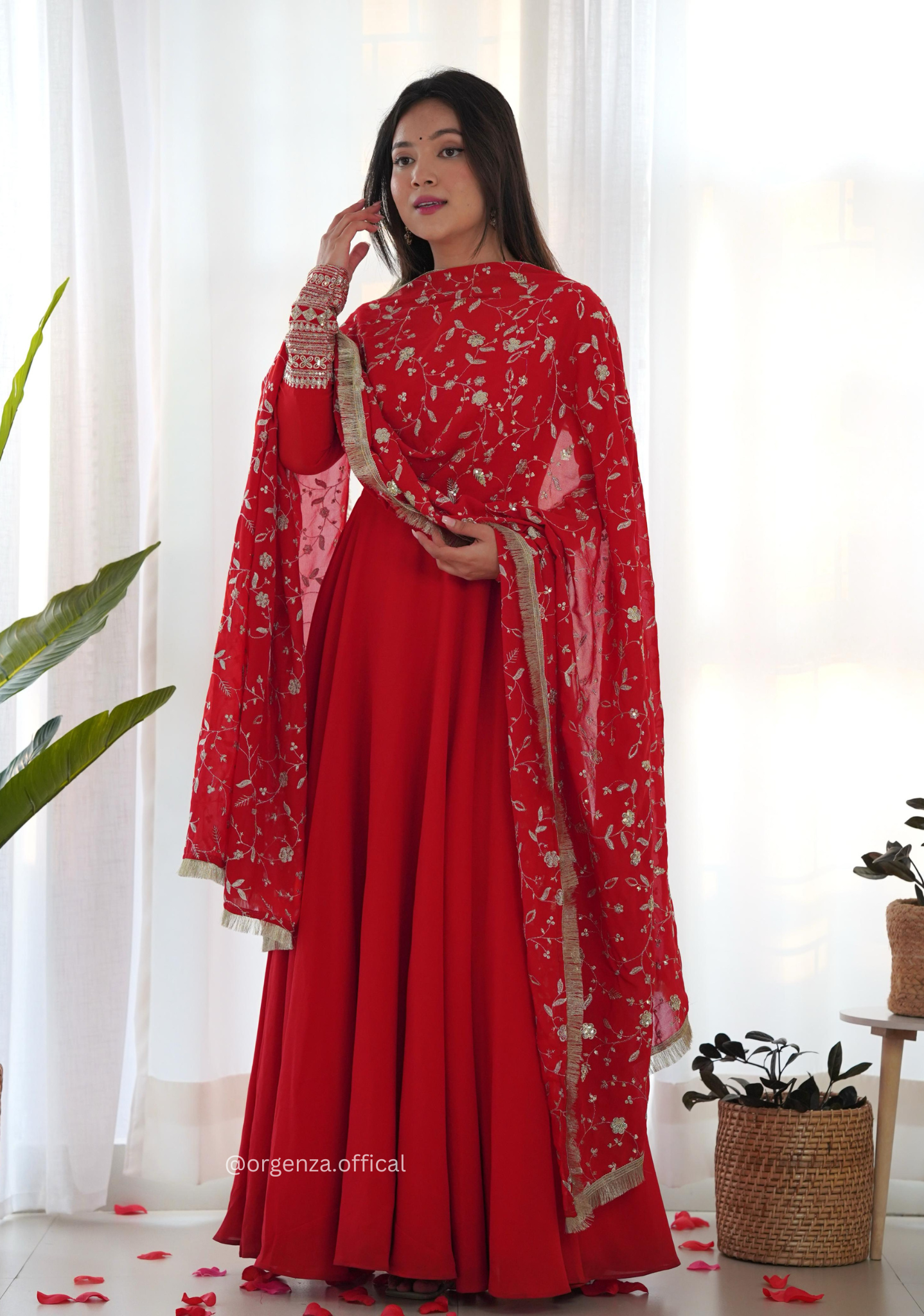 Georgette Anarkali Kurti - Orgenza Store