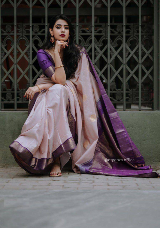 Rich Pallu Jacquard Zari Work