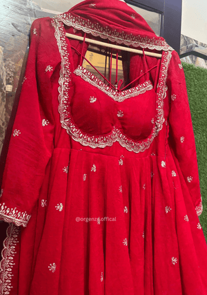 Apsara Red Suit - Orgenza Store - digisoch