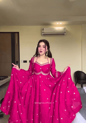 Apsara Pink Suit - Orgenza Store - digisoch
