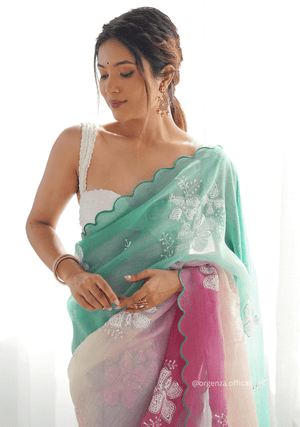 Rama Bit Gold Crush Silk Saree - Orgenza Store - digisoch