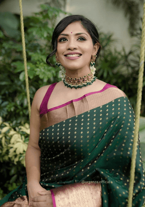 Rich Pallu Saree Jacquard Zari With Blouse - Orgenza Store - digisoch