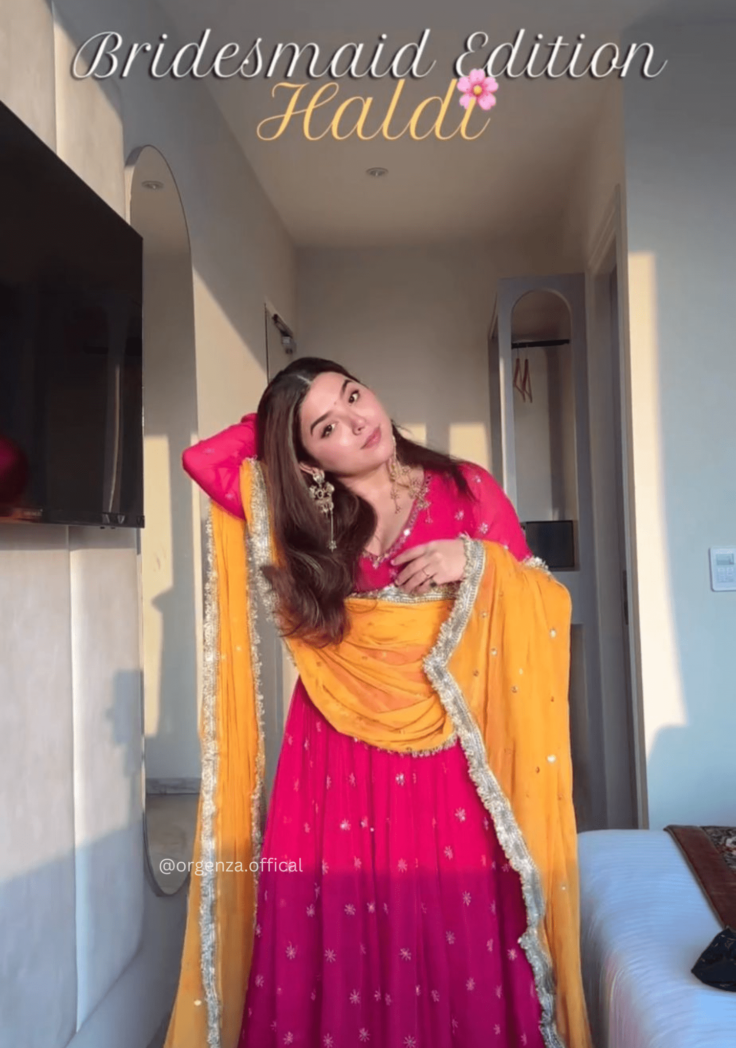 Designer Georgette Embroidered Gown with Pant & Dupatta Set