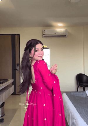 Apsara Pink Suit - Orgenza Store - digisoch