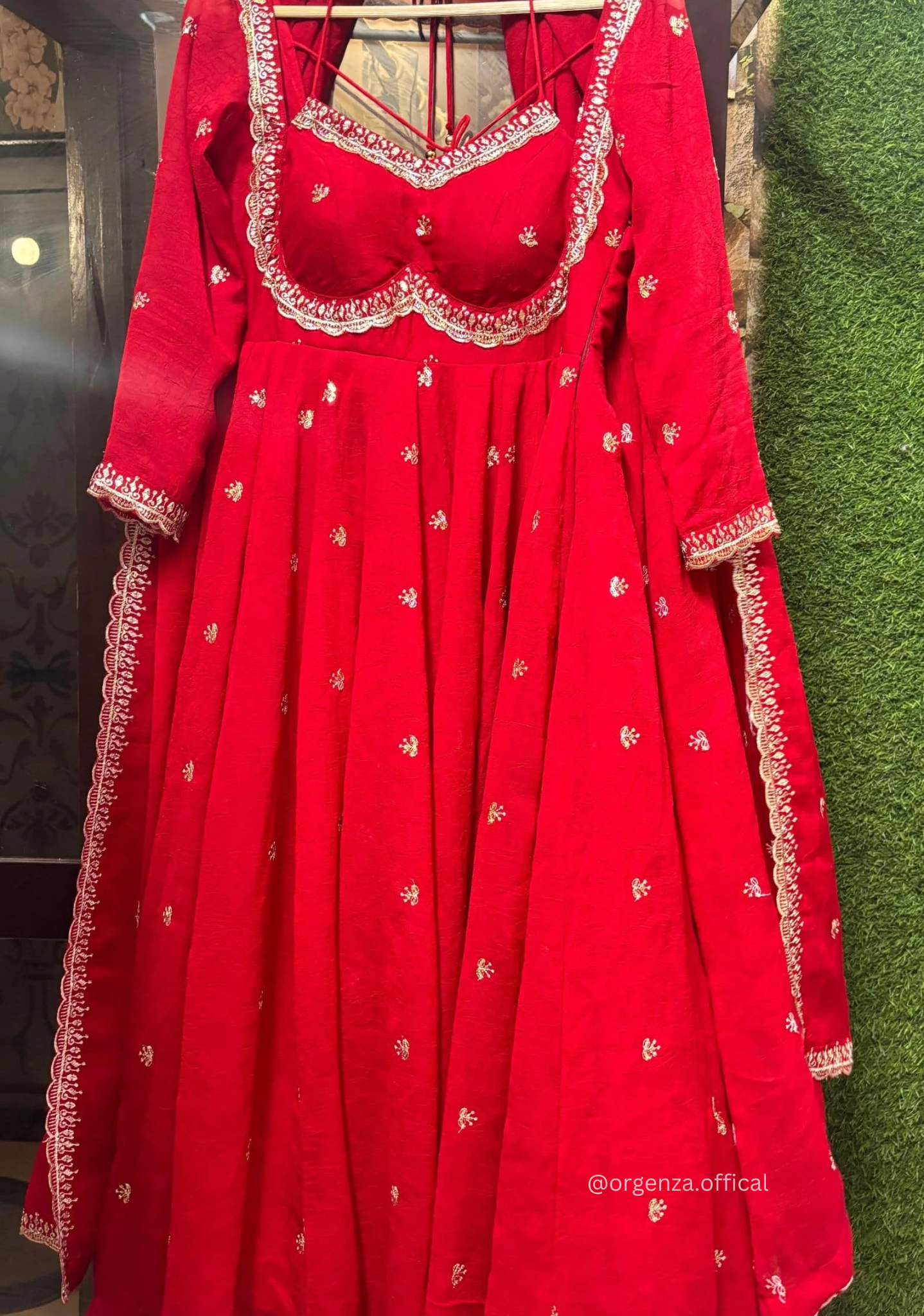Apsara Red Suit