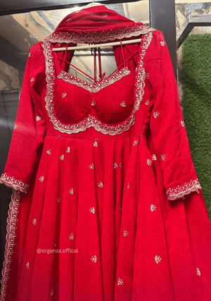 Apsara Red Suit - Orgenza Store - digisoch