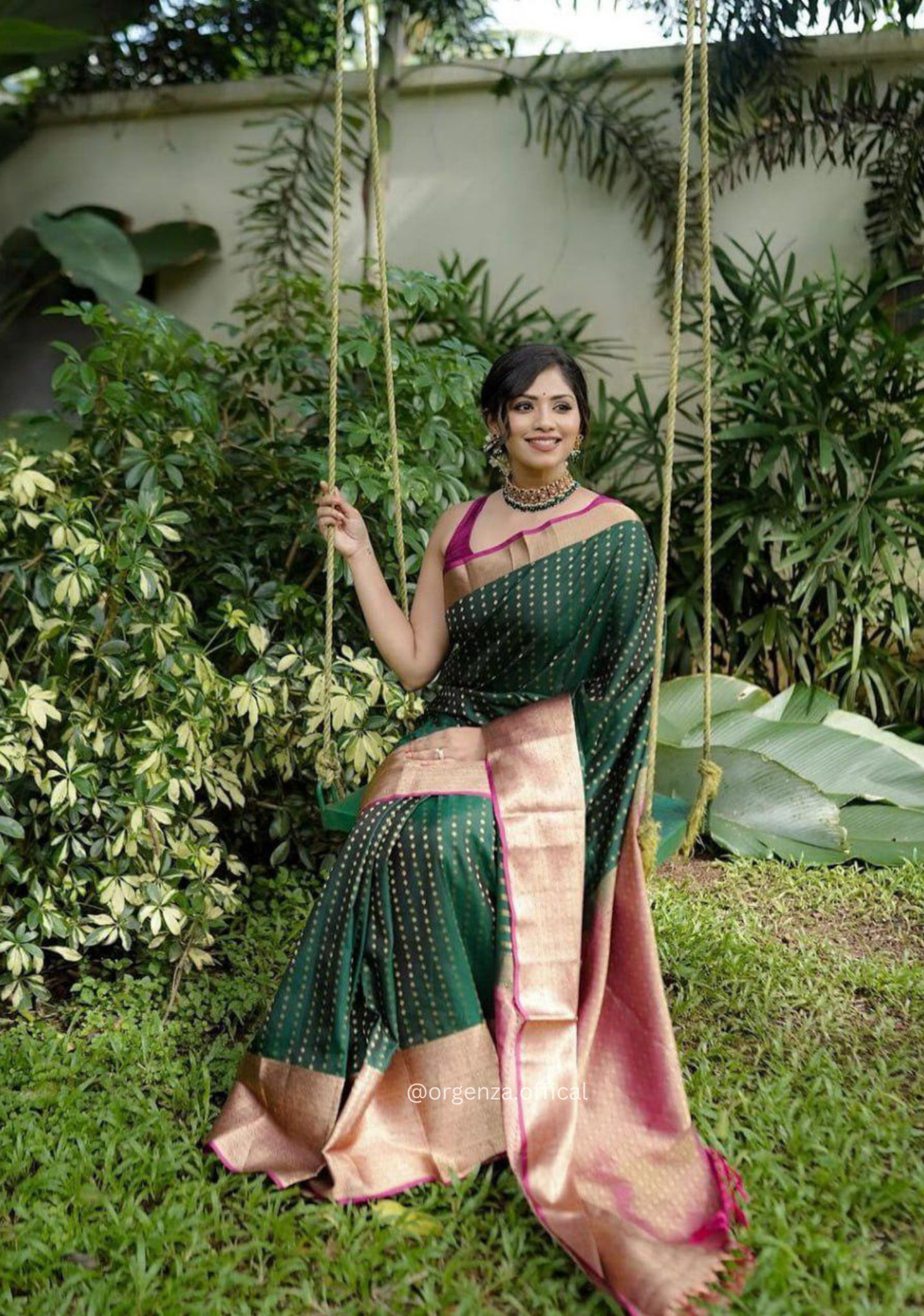 Rich Pallu Saree Jacquard Zari With Blouse