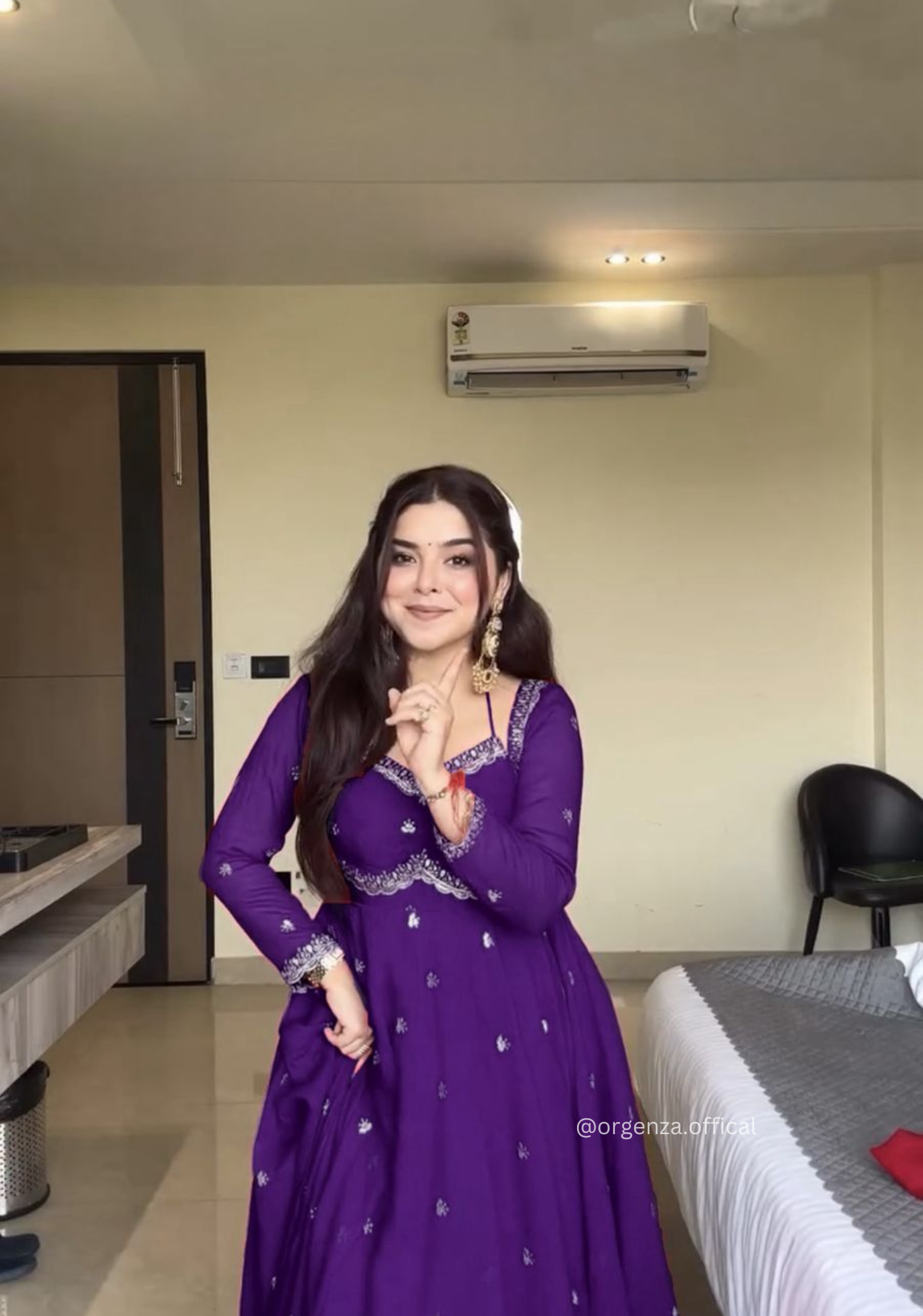 Apsara Purple Suit