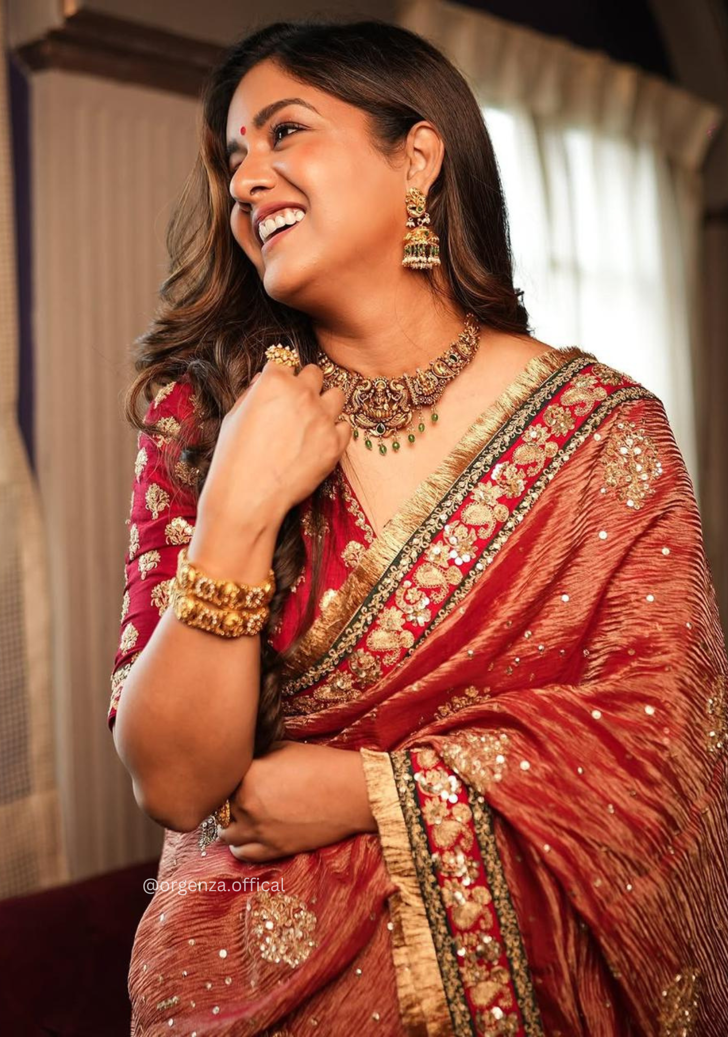 Shimmery Tissue Silk Saree