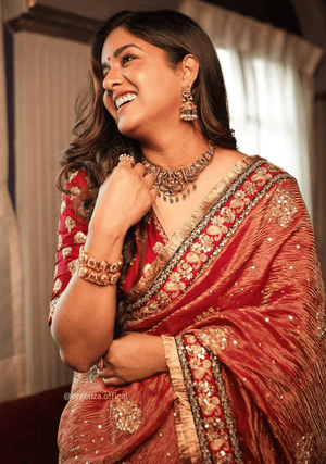 Shimmery Tissue Silk Saree - Orgenza Store - digisoch