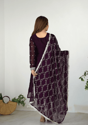 Rangoli Fabric Straight Fit Kurta With Dupatta Set - Orgenza Store - digisoch