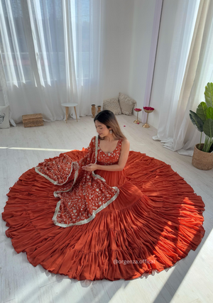 Pure Georgette Silk Fully Flair Anarkali Kurti - Orgenza Store