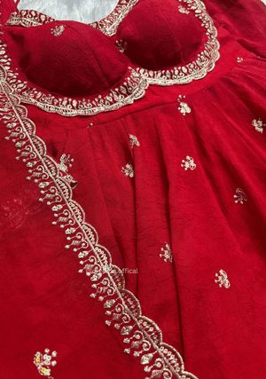 Apsara Red Suit - Orgenza Store - digisoch