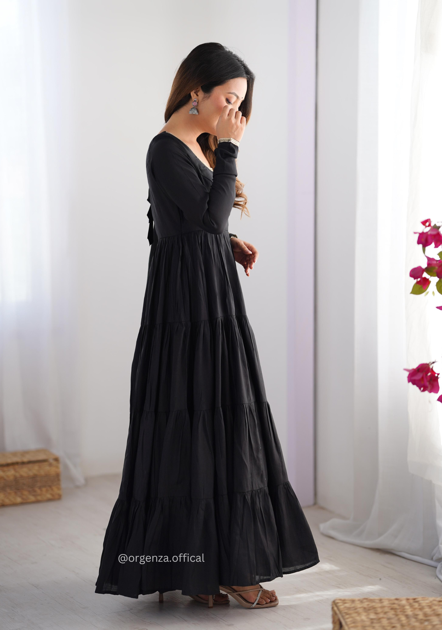 Roman Silk Fully Flair Anarkali Kurti - Orgenza Store