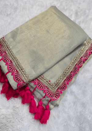 Two Ton Tissue Golden Soft Saree - Orgenza Store - digisoch