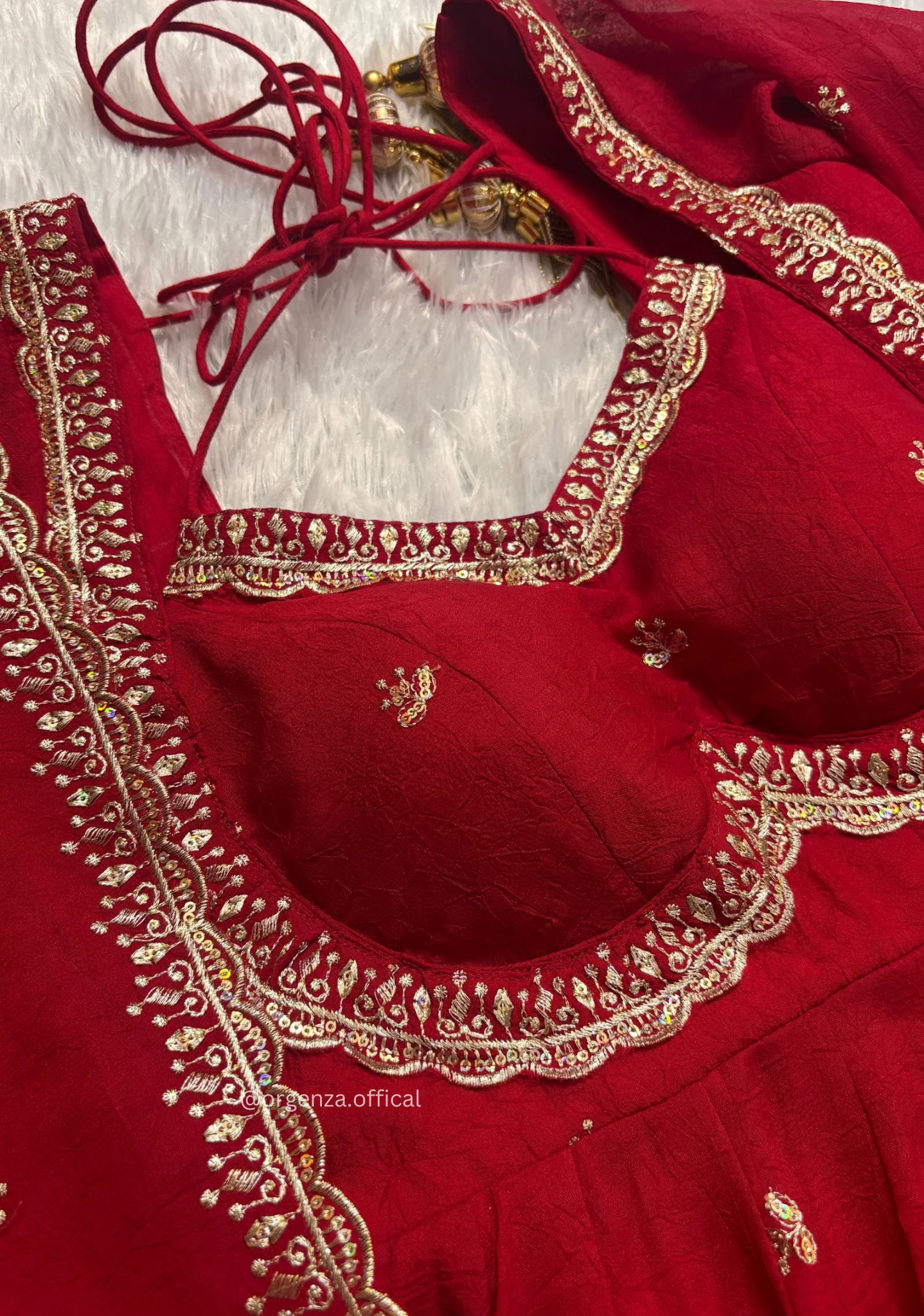Apsara Red Suit