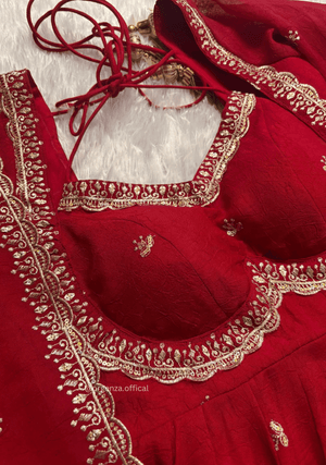 Apsara Red Suit - Orgenza Store - digisoch