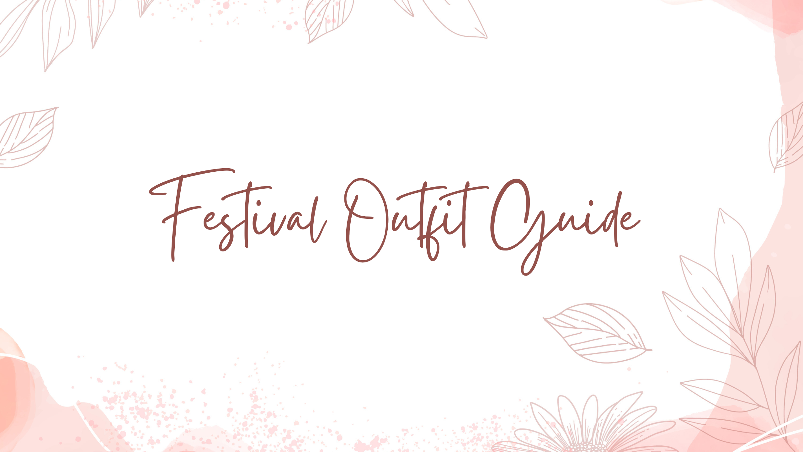 Festival Outfit Guide 2022 - Orgenza Store