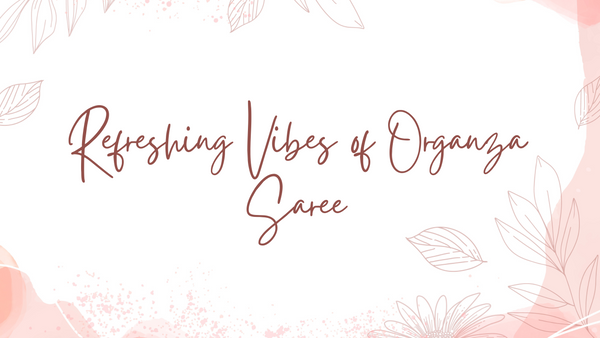 Refreshing Vibes of Organza Saree - Orgenza Store
