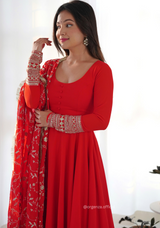 Georgette Anarkali Kurti