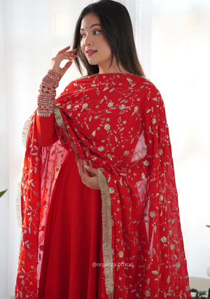 Georgette Anarkali Kurti - Orgenza Store