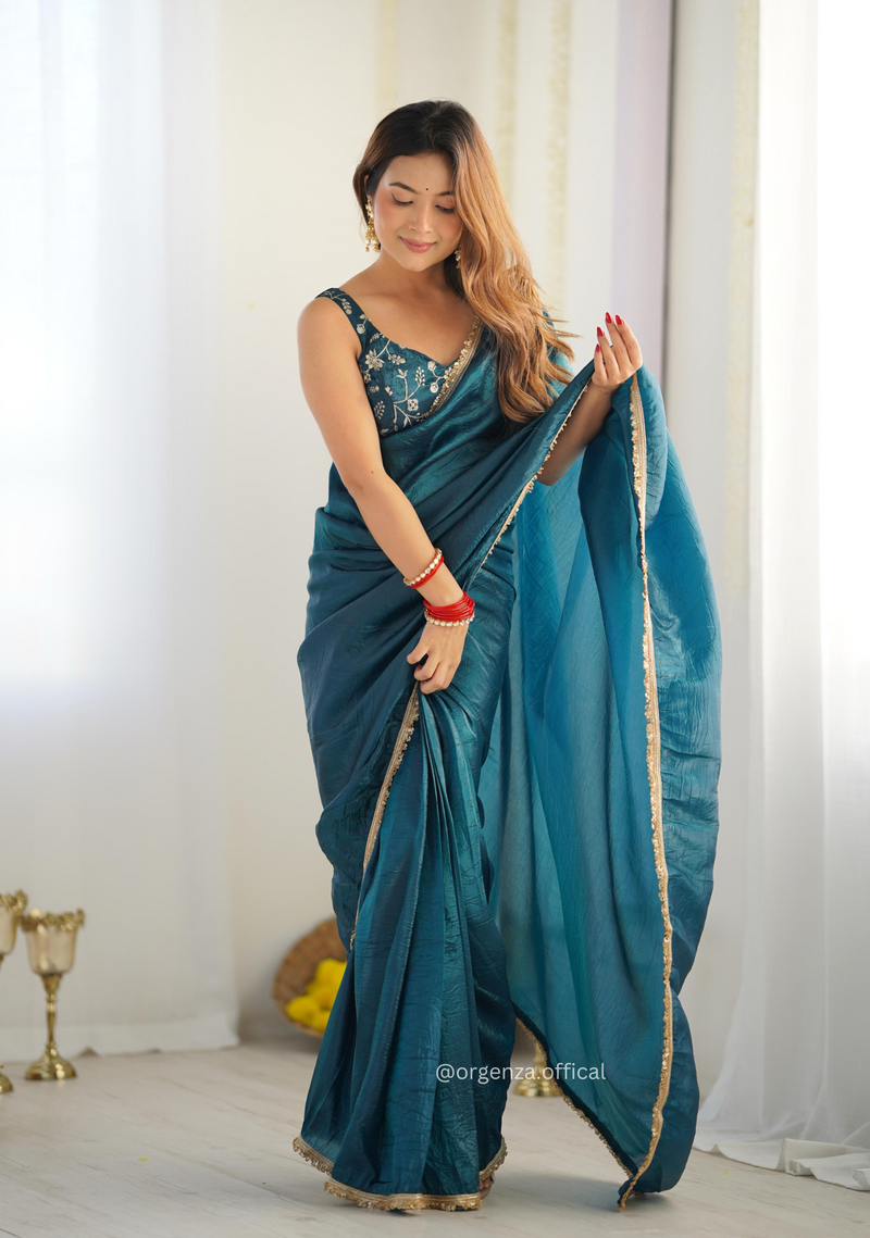 Ready To Wear Tissue Silk Saree