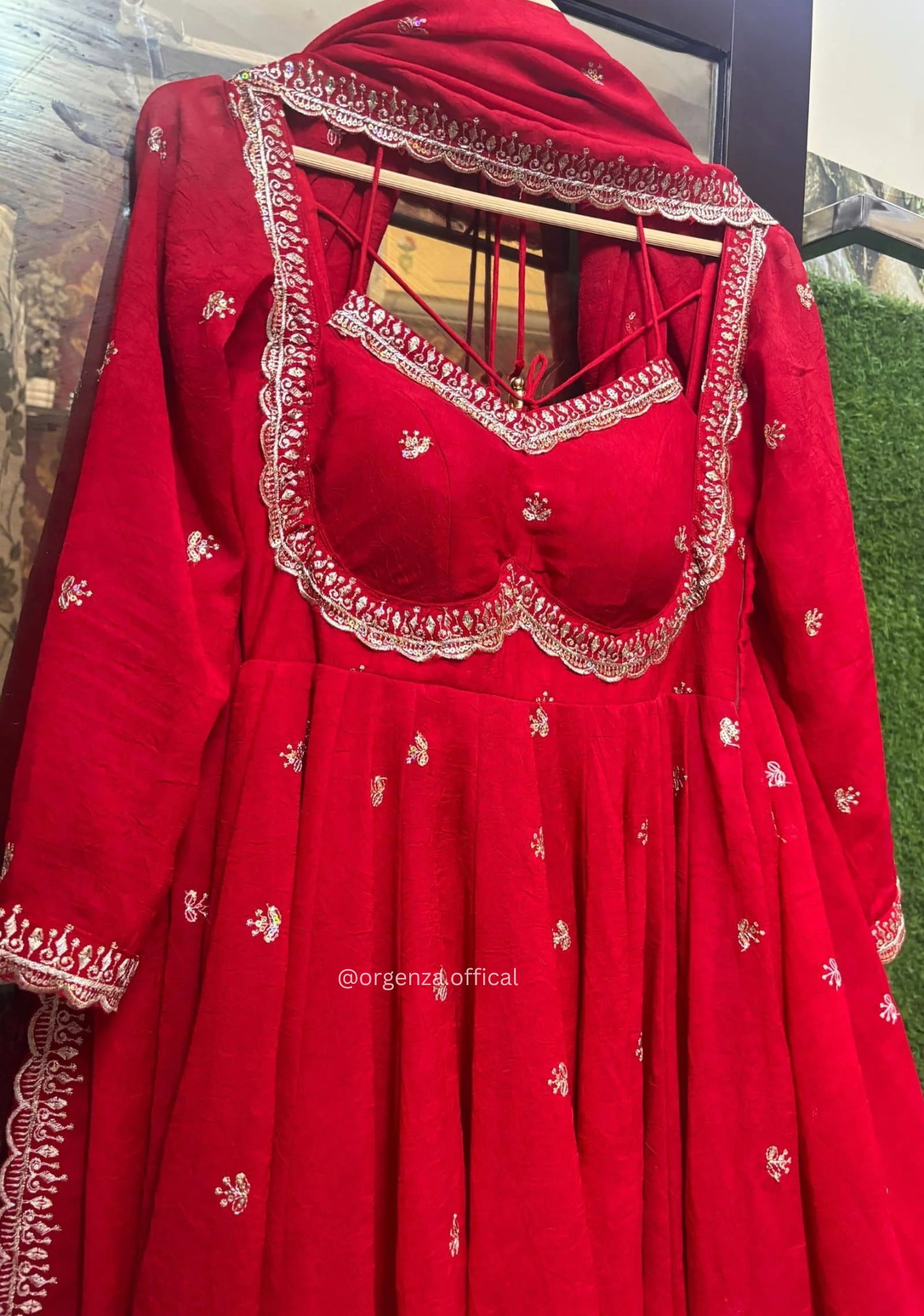 Apsara Red Suit