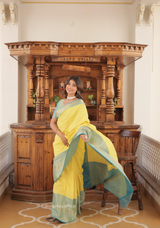 Yellow Colour Soft Kanjivaram Silk