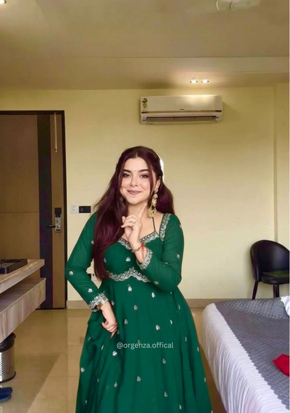 Apsara Bottle Green Suit