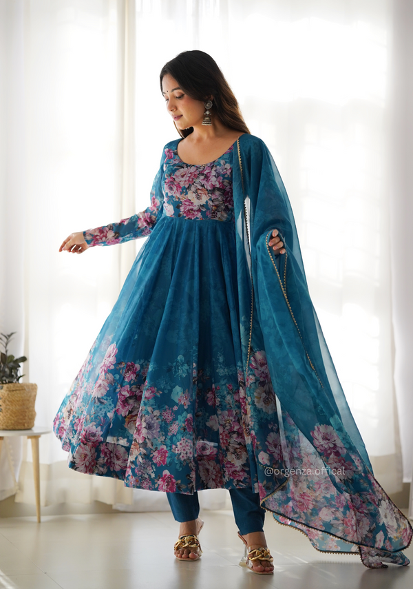 3/4 Sleeve Fancy Long Anarkali Kurti Collection at Rs 550 in Surat