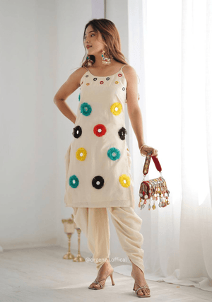 White Colour Trendy & Comfortable Kurta Set - Orgenza Store - digisoch