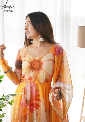 Tabby Orgaanza Silk Floral Gown - Orgenza Store