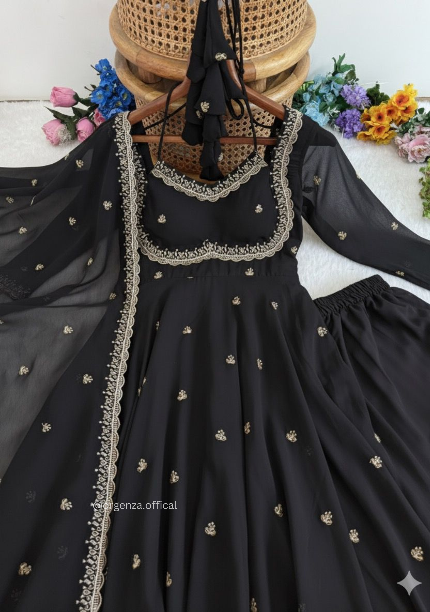 Apsara Black Suit