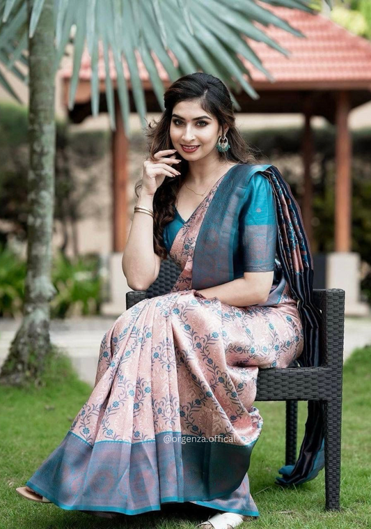 Soft Lichi Silk Saree