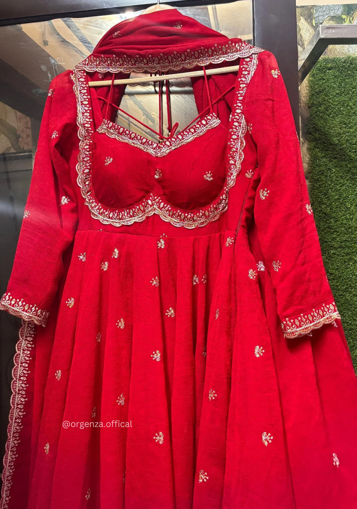 Apsara Red Suit