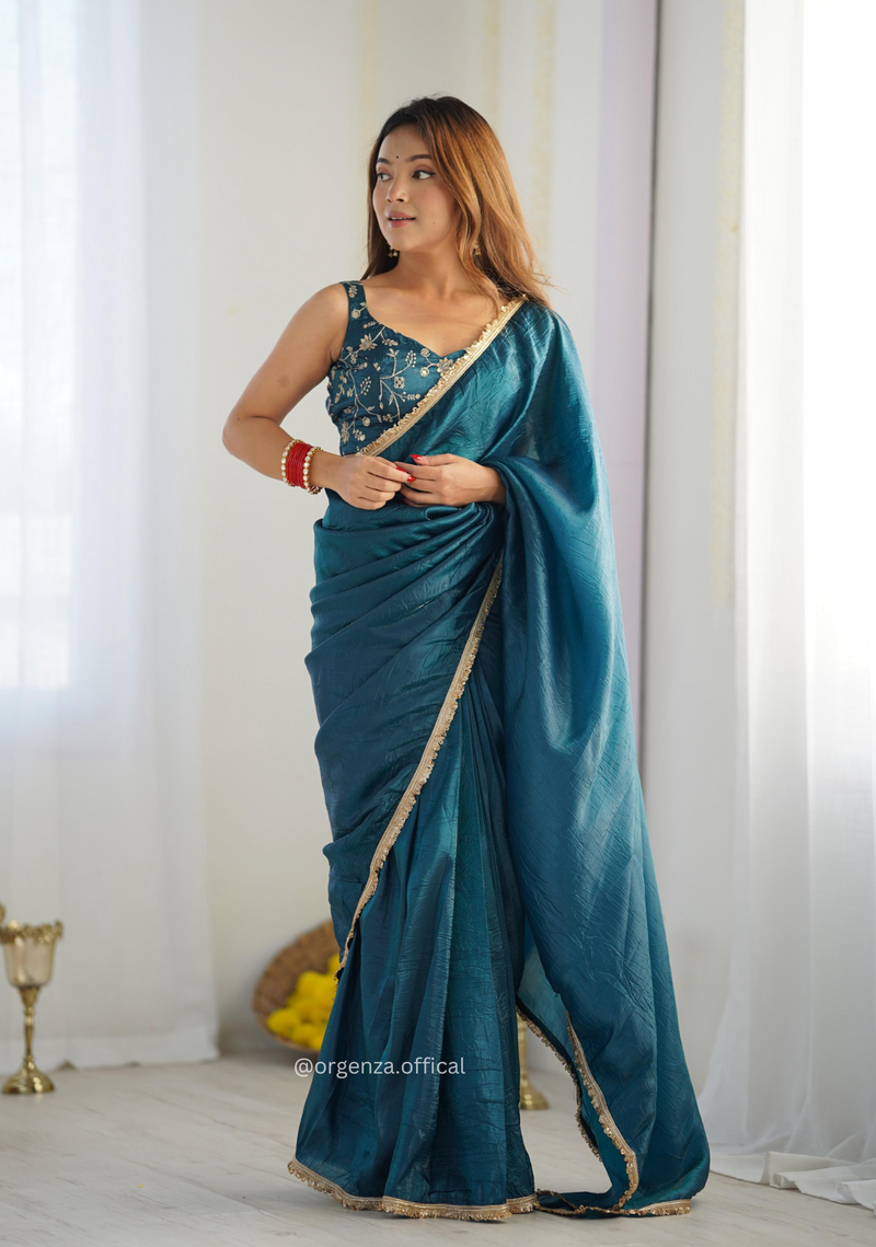 Ready To Wear Tissue Silk Saree