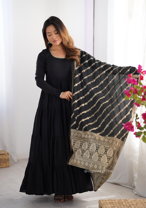 Roman Silk Fully Flair Anarkali Kurti - Orgenza Store