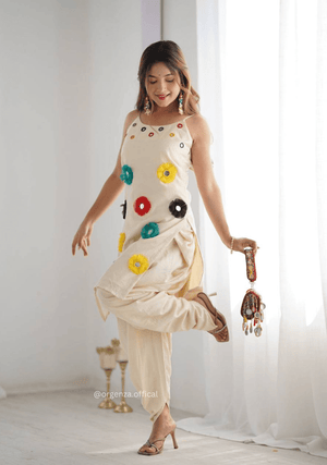 White Colour Trendy & Comfortable Kurta Set - Orgenza Store - digisoch