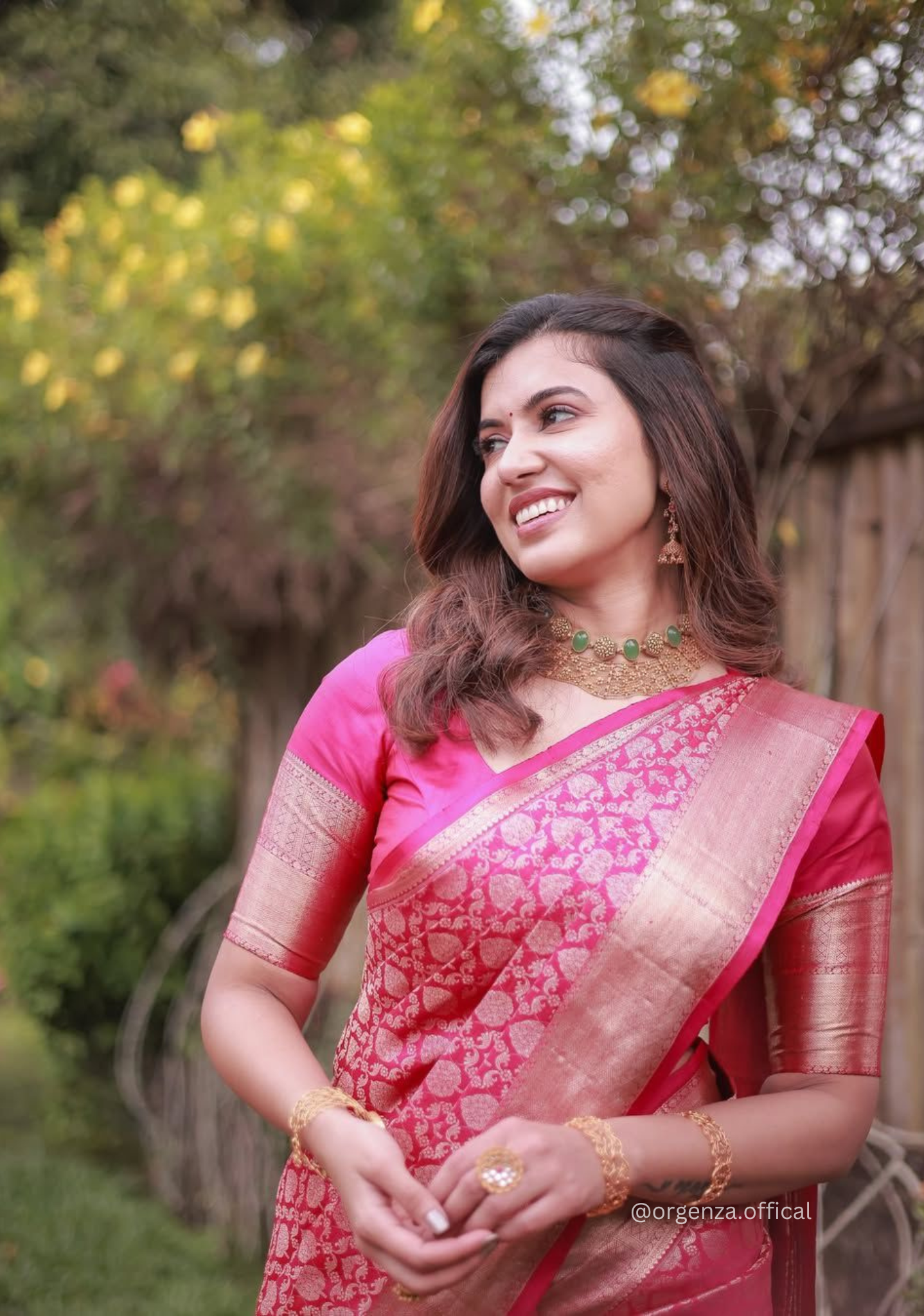 Rich Pallu Saree Jacquard Zari With Blouse