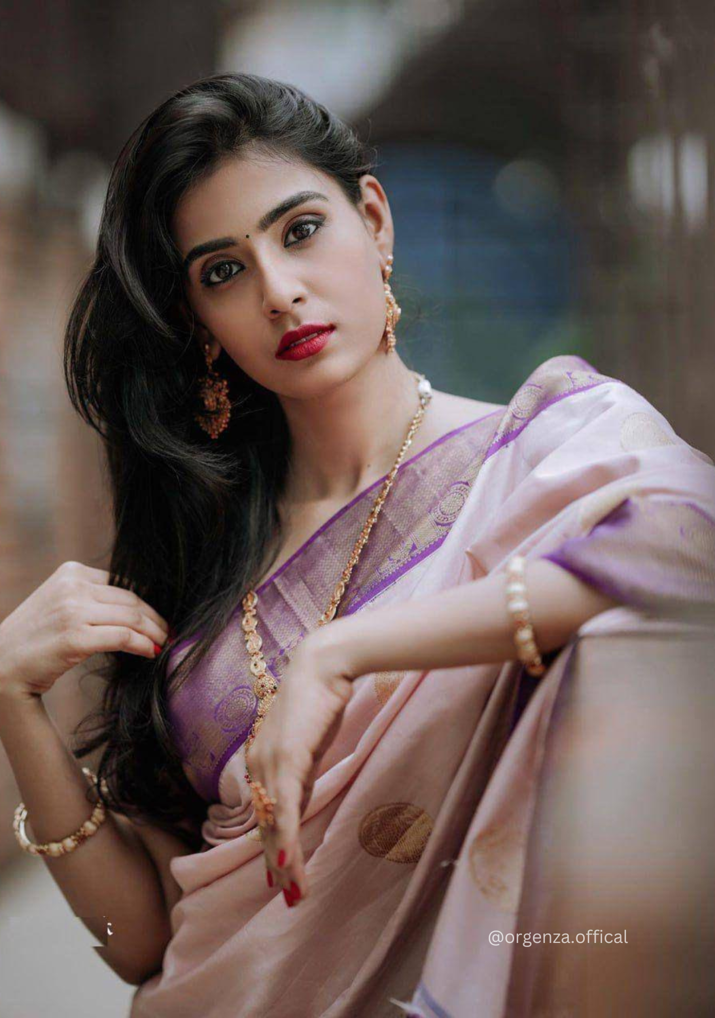 Rich Pallu Jacquard Zari Work