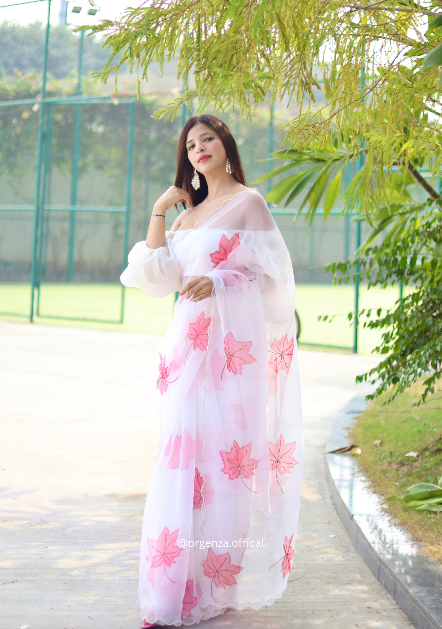 Buy White and pink net Color designer party wear saree in UK, USA and  Canada | Saree designs, Party wear sarees, Designer saree blouse patterns