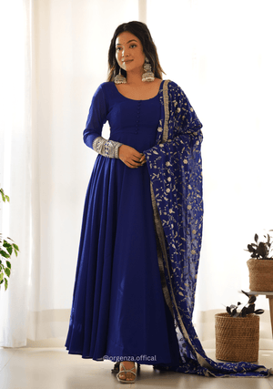 Soft Fox Georgette Plain Anarkali Kurti - Orgenza Store - digisoch