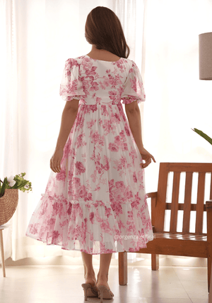 Pink Colour Georgette One Piece Dress - Orgenza Store - digisoch