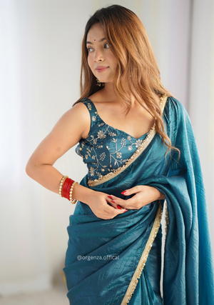 Ready To Wear Tissue Silk Saree - Orgenza Store