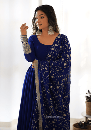 Soft Fox Georgette Plain Anarkali Kurti - Orgenza Store - digisoch