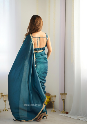 Ready To Wear Tissue Silk Saree - Orgenza Store