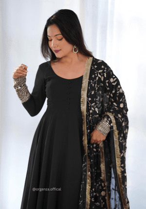 Soft Fox Georgette Plain Anarkali Kurti - Orgenza Store - digisoch