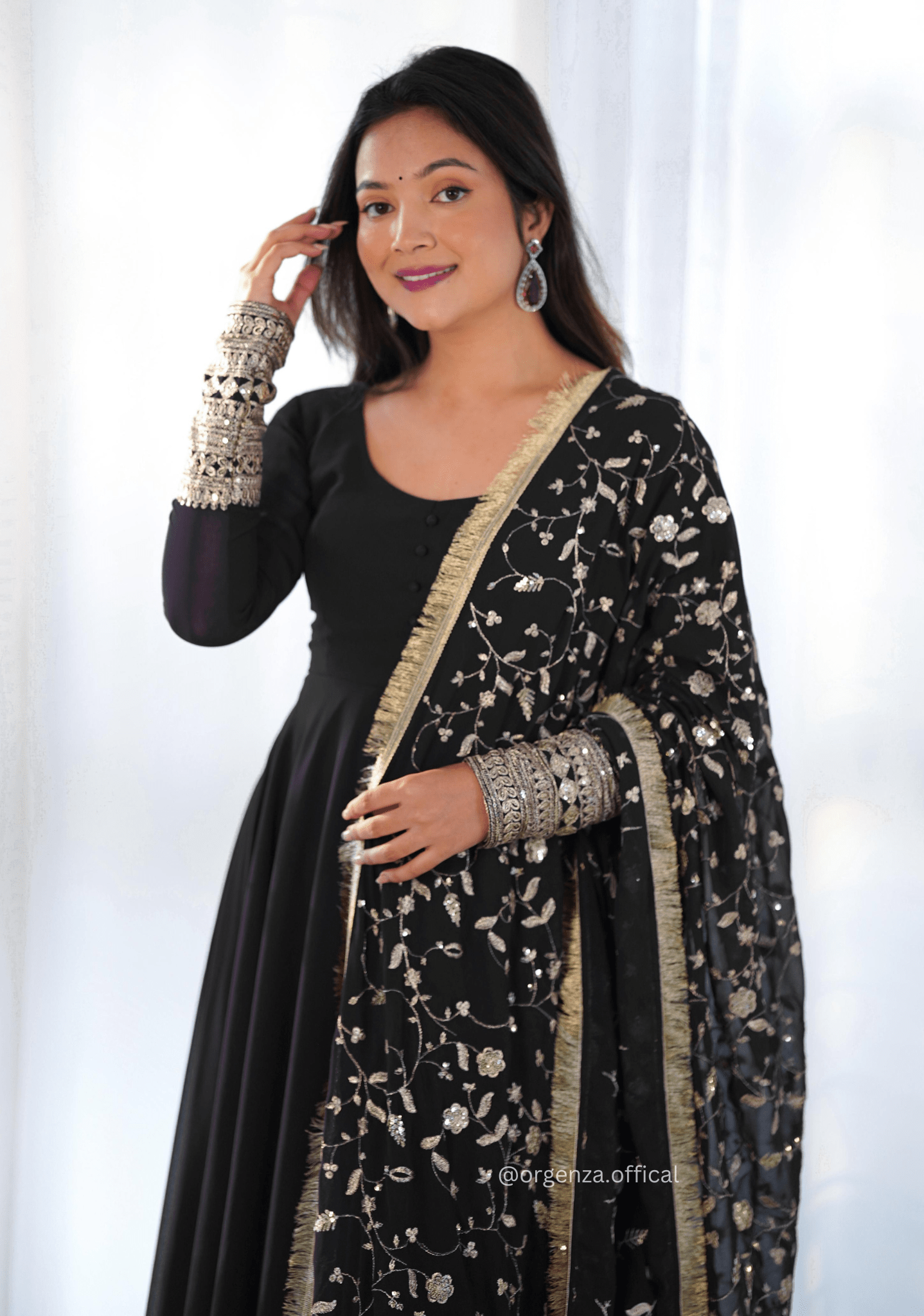 Soft Fox Georgette Plain Anarkali Kurti - Orgenza Store - digisoch