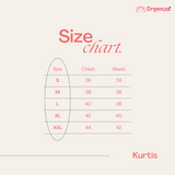 Pure Organza Silk Flair Kurtis With Dupatta Set