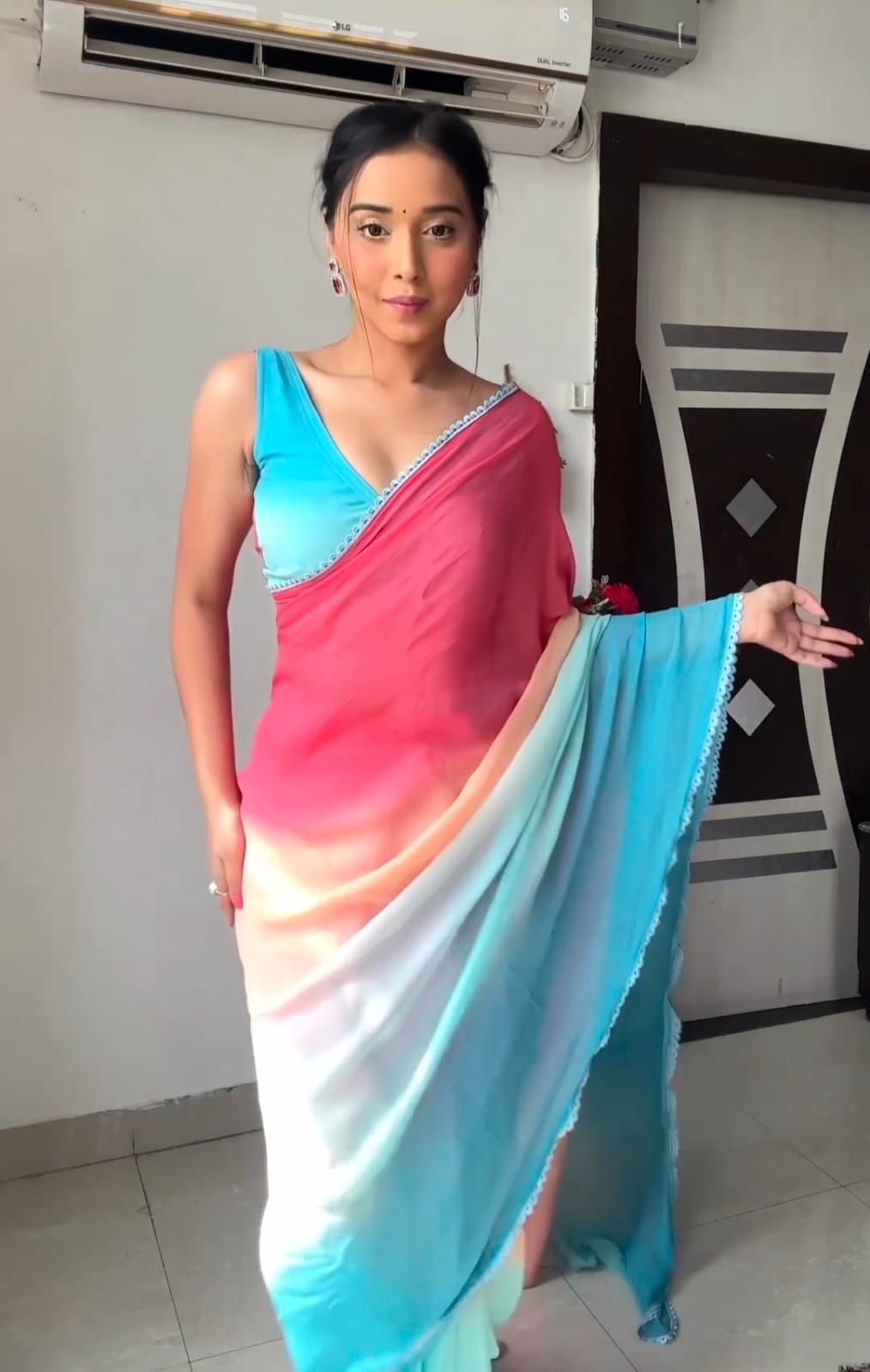 Alia Bhatt Inspired Ready To Wear Saree - Orgenza Store - digisoch